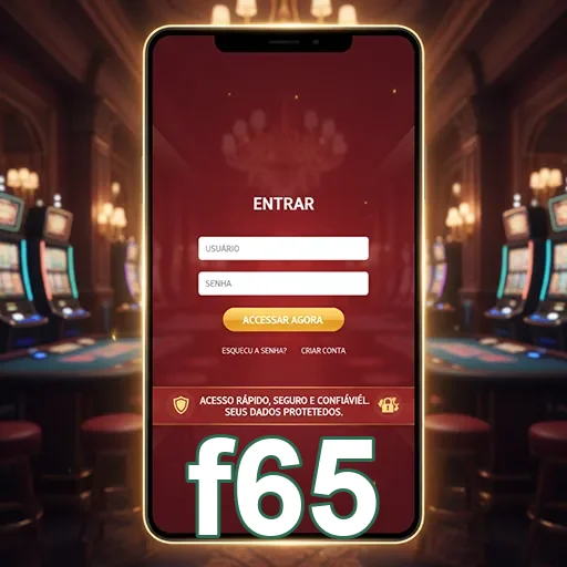 Ilustração de Acesse serviços VIP no f65 com login rápido e seguro